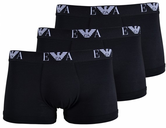 Armani Boxershorts mit EA-Monogramm-Logoband, 3er-Pack